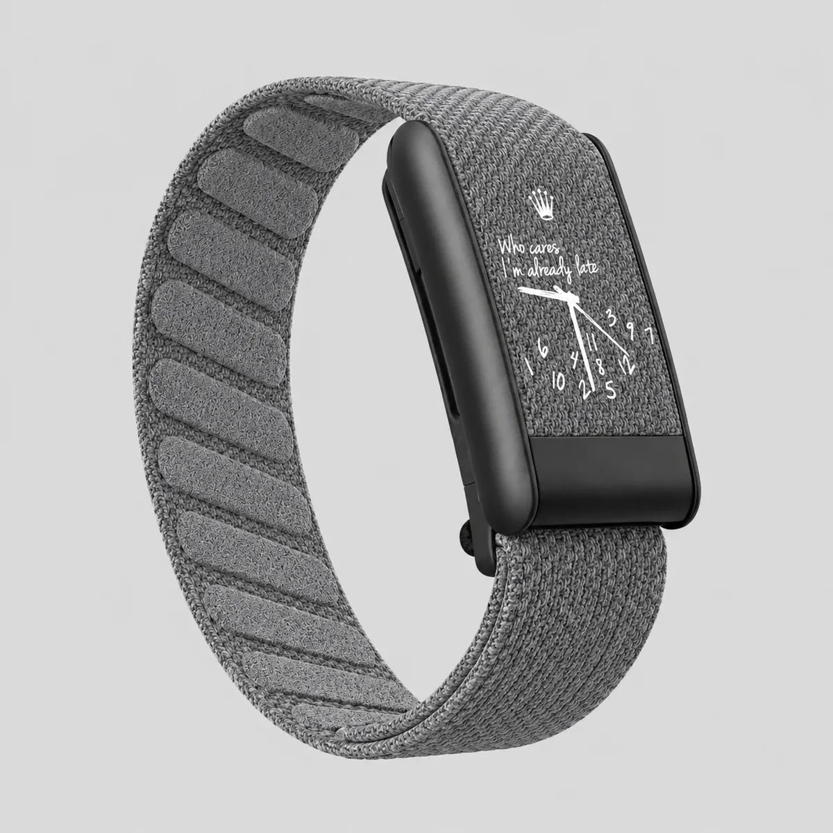 Bracelet nylon gris Whoop 5.0 – Time Gris