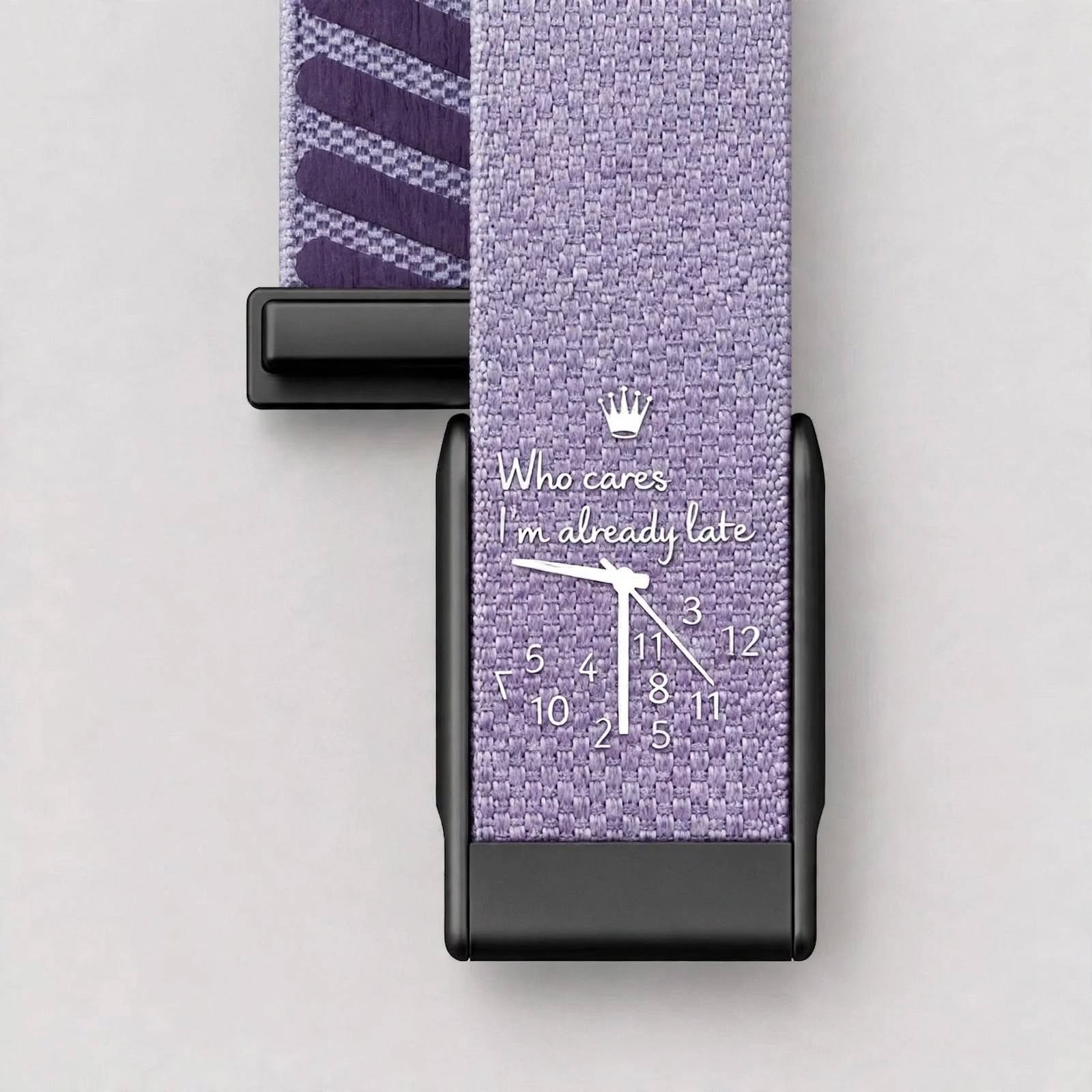 Bracelet nylon lilas Whoop 5.0 – Time Lilas
